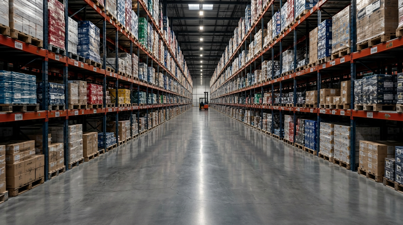 Warehouse ready to ship globally